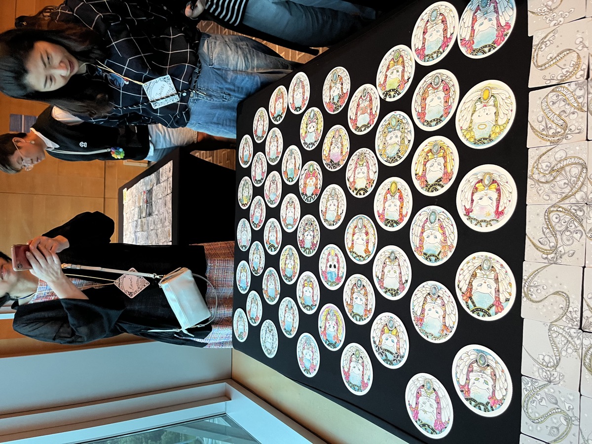 作品展示の様子