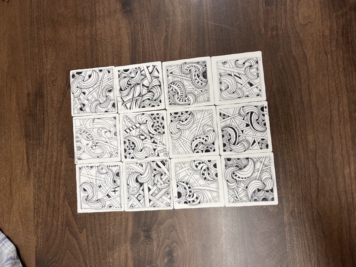 ストレス解消とゼンタングル